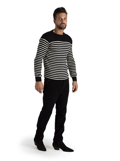 SAINT LAURENT 588063 YAFQ2 Men's striped sweater SAINT LAURENT | 588063 YAFQ21095